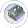 GI Flush Steel Outlet Boxes